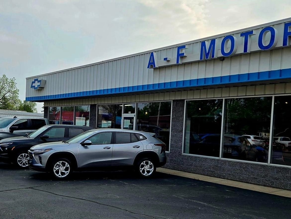 Exterior of A-F Motors Chevrolet in Adams, WI